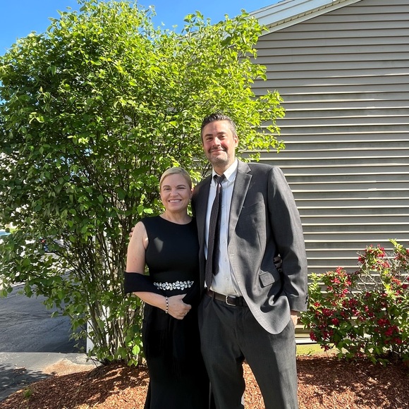 Black medium formal sleeveless mermaid dress. Elegant and timeless. - Picture 6 of 6